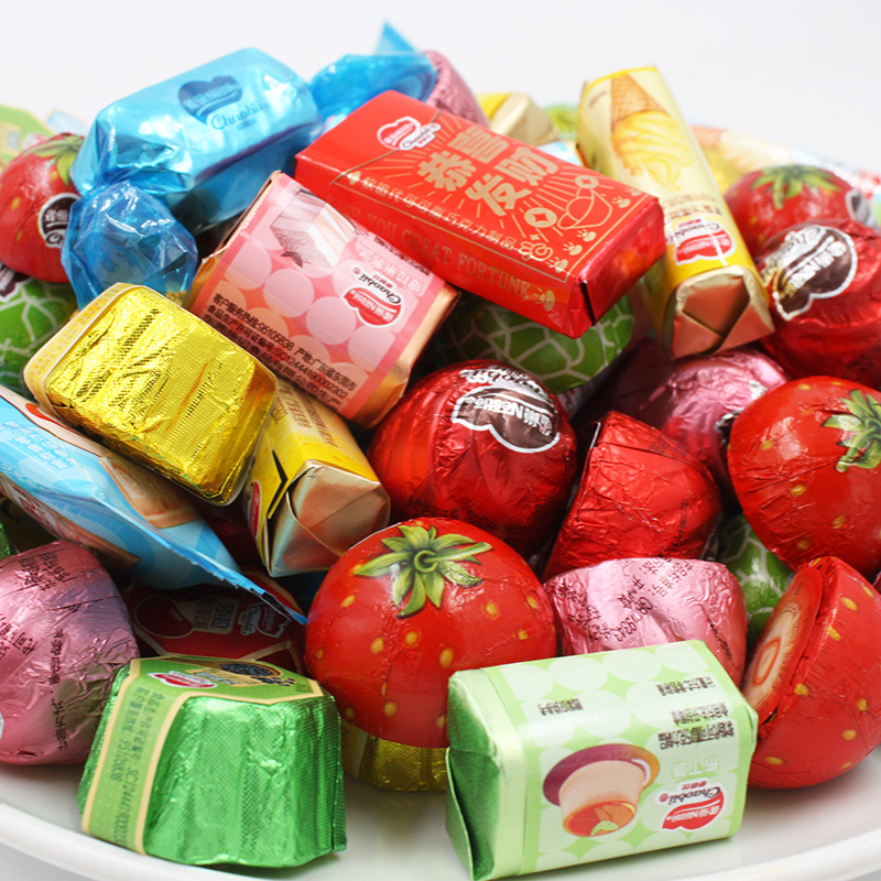 徐福记雀巢奇欧比夹心巧克力混装500g喜糖零食礼物（代可可脂）