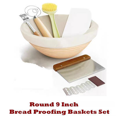 Banneton Bread Proofing Basket Sourdough Starter Kit Baking