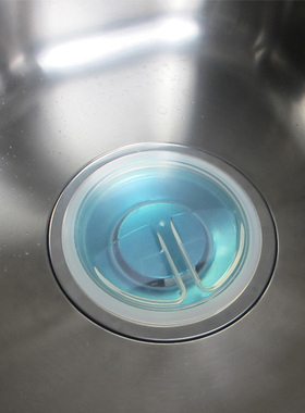 天力厨房不锈钢水j槽大盖子 洗碗盆蓝色堵水塞子洗菜盆塞QS176C00