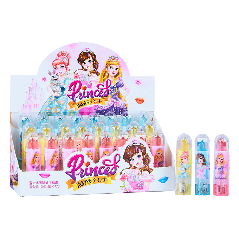创意口红糖发光温莎公主