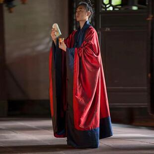 新款特价琳琅振响复原经衣素面暗纹清和赋高功法衣道袍班衣忏衣霄