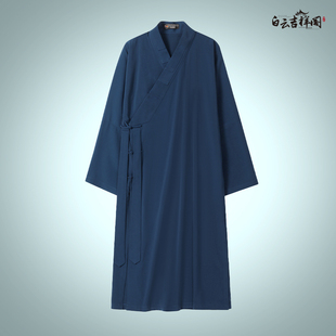 新款厚料三清长袍道士道服服装道袍长款天地中道道士服装男道家服