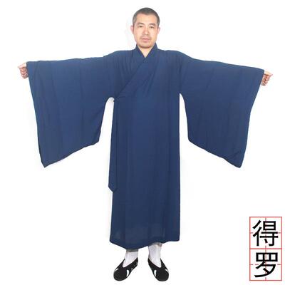 新款道士法衣大袖得罗道袍全真道士用品服装长褂大袖口长袍道士服