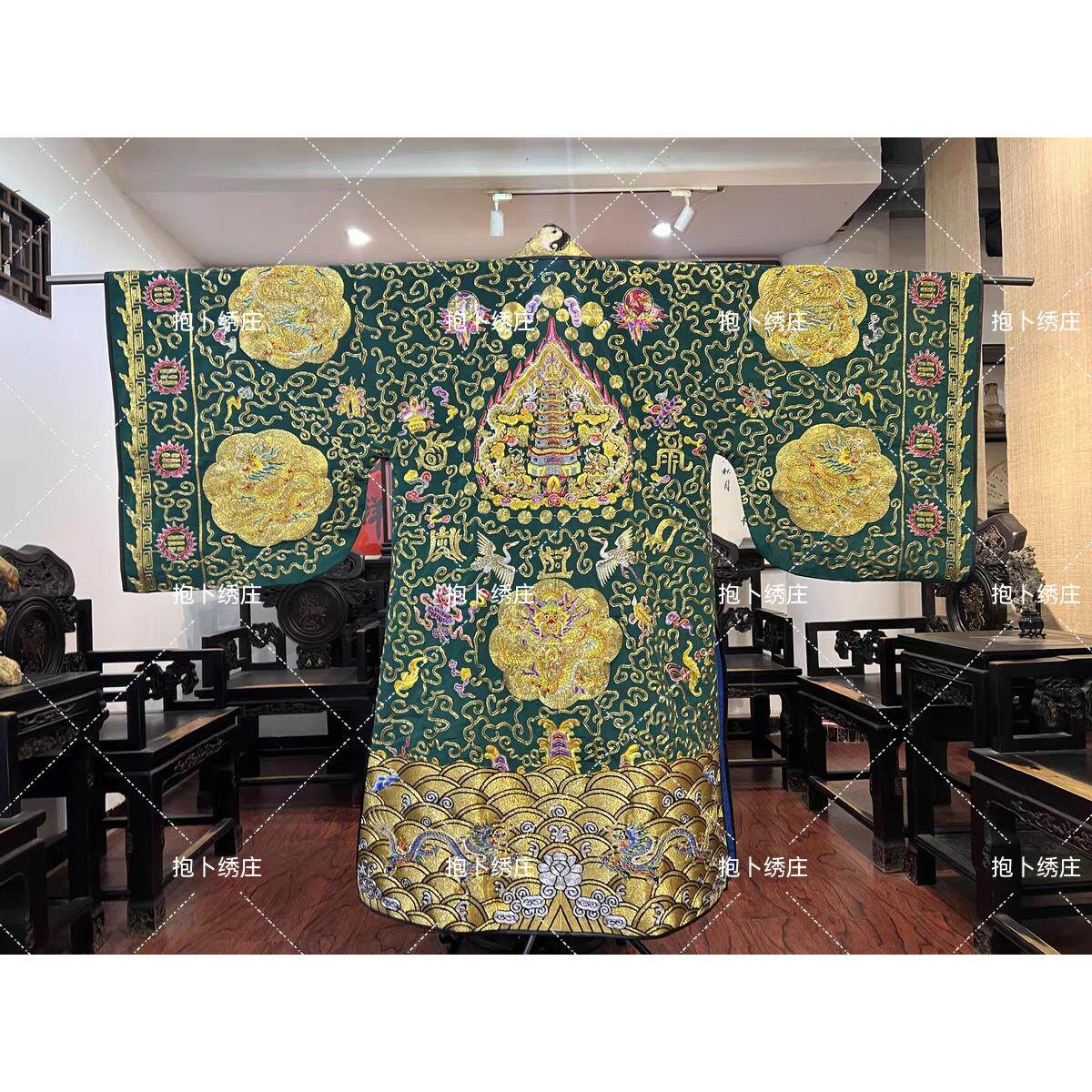 新款道士服高功服全金仿手工精品五龙萧台二十八星宿小袖法衣降衣