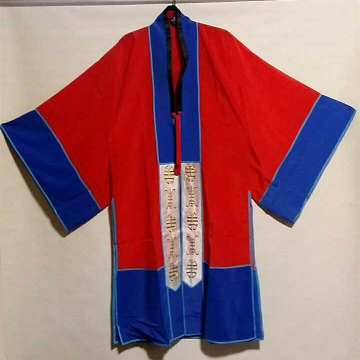 新款戏曲戏剧服装道士法衣道服道袍仙鹤补子经衣