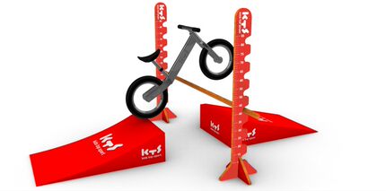 滑步车海豚跳  bmx小轮车跳杆 滑步车抛台  滑步车跳高道具