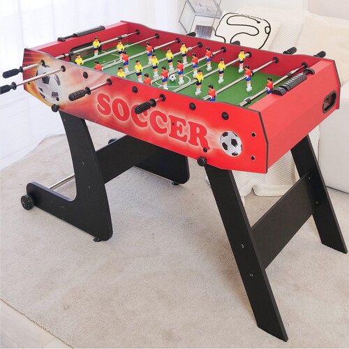 带球者双人足球桌安全伸缩杆