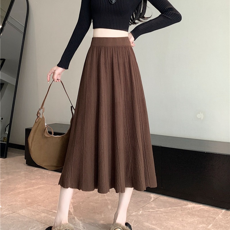 2025秋季新款时尚气质针织半身裙