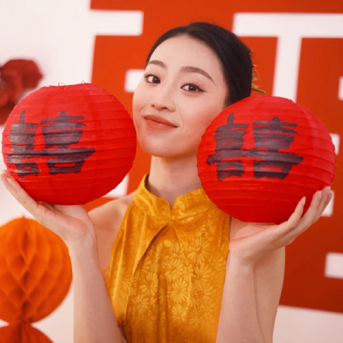 结婚专用喜字灯笼婚房布置