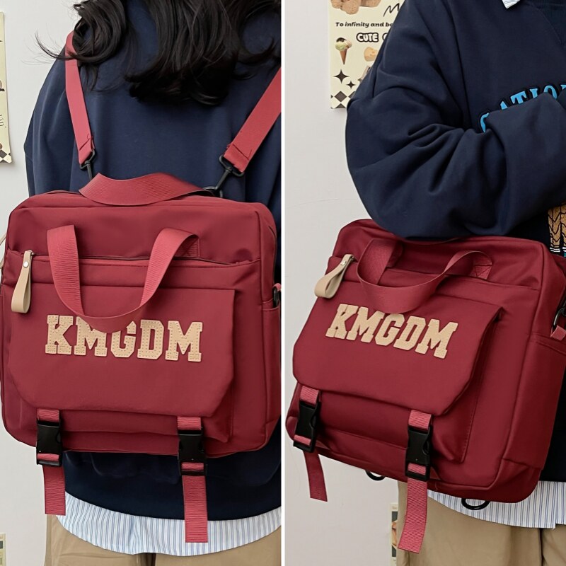 多功能两用单肩包女大学生通勤上课斜挎包休闲工装双肩包邮差包男,箱包皮具/热销女包/男包,双肩背包,淘宝优惠券,粉丝福利购,淘宝优惠卷