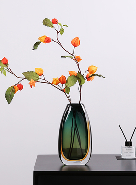 灯笼果仿真花发财果假花现代客厅