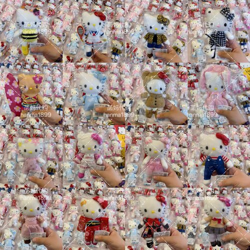 现货东京国立博物馆HelloKitty50周年限定展kitty大长腿挂件发夹