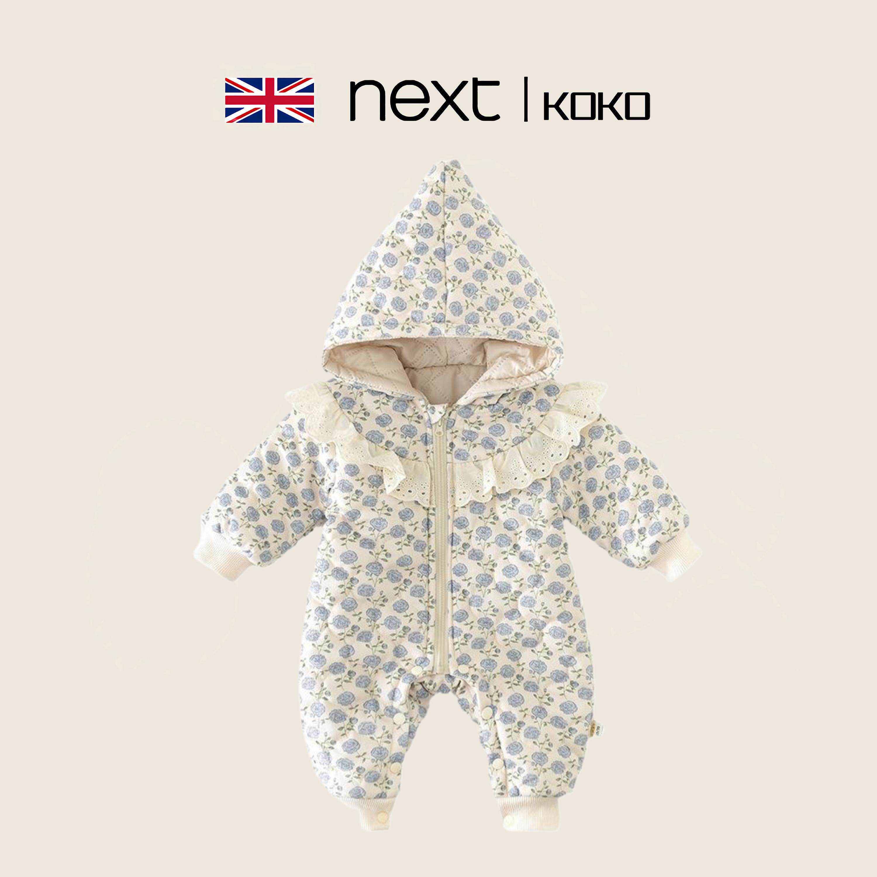 英国Next koko婴儿连体棉袄/棉服