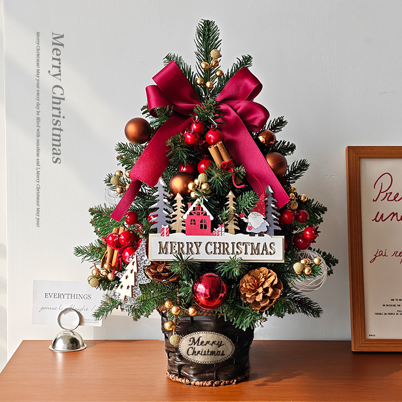 迷饰韩式新款桌面圣诞树装饰品