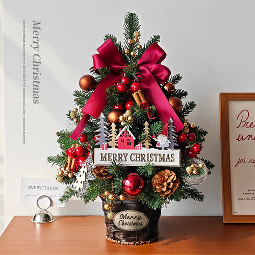 迷饰韩式新款桌面圣诞树装饰品