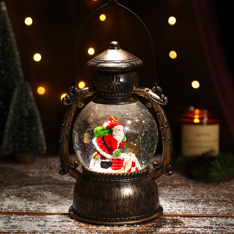 迷饰圣诞节装饰品手提小夜灯摆件
