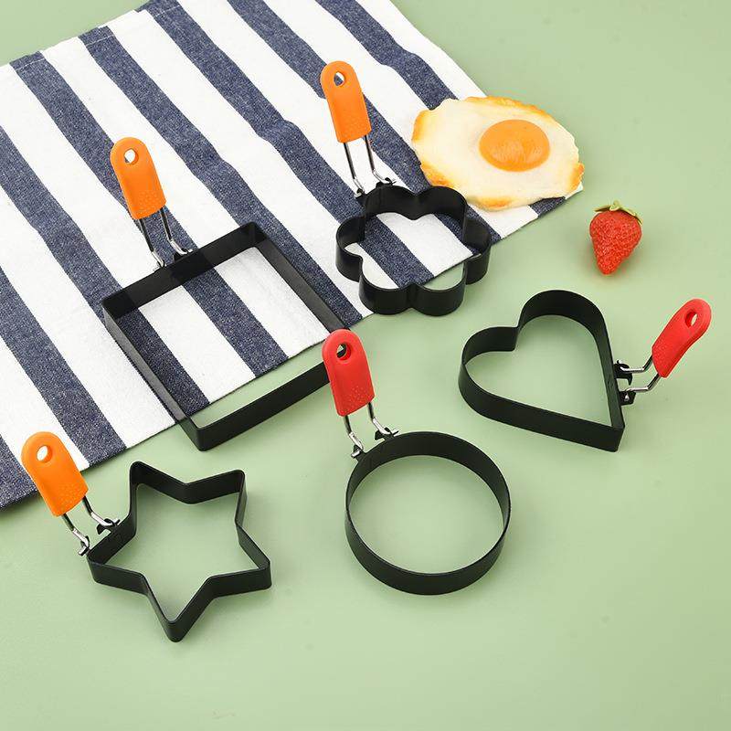 现货不锈钢心形不粘煎蛋器 不烫手星形煎蛋模型不沾厨房小工具,厨房/烹饪用具,DIY模具,淘宝优惠券,粉丝福利购,淘宝优惠卷