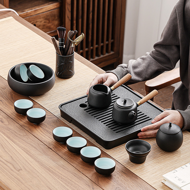 茶盘家用具长方托沥水小型