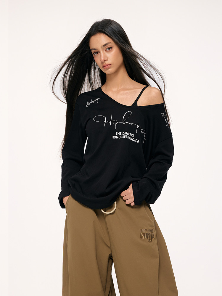 Unleash Your Groove: HipHop Ninja Loose Dance Long Sleeve Tee - Product image 4