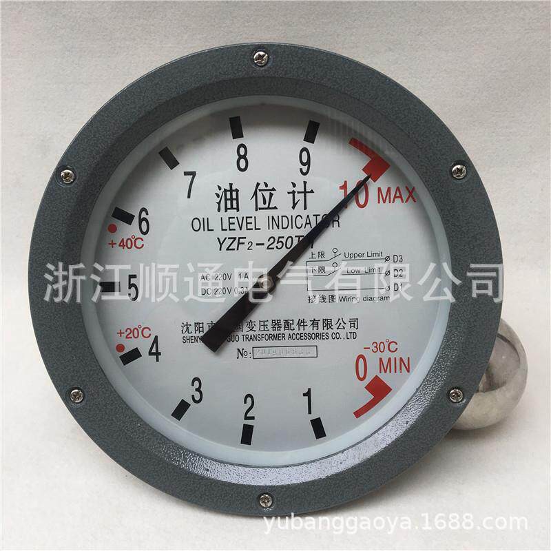 工厂直销沈阳油位表 变压器油面显示器针式油位计YZF2-200 YZF2-2