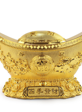 大德仁金元宝聚宝盆摆件存钱罐装饰品店铺礼品摆设直供节庆礼
