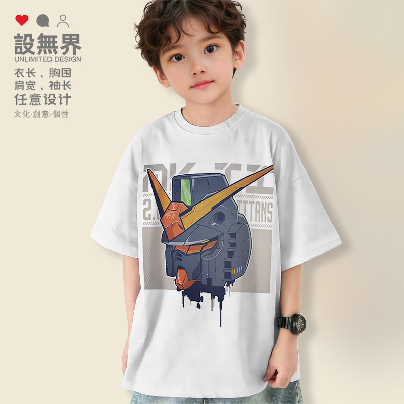 机动战士Z高达Mk-Ⅱ动敢落肩T恤图片