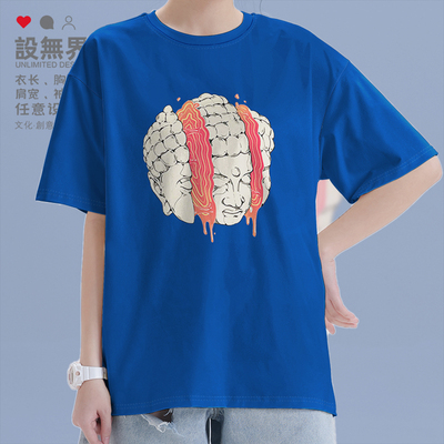 佛家截面图另类艺术插画短袖T恤