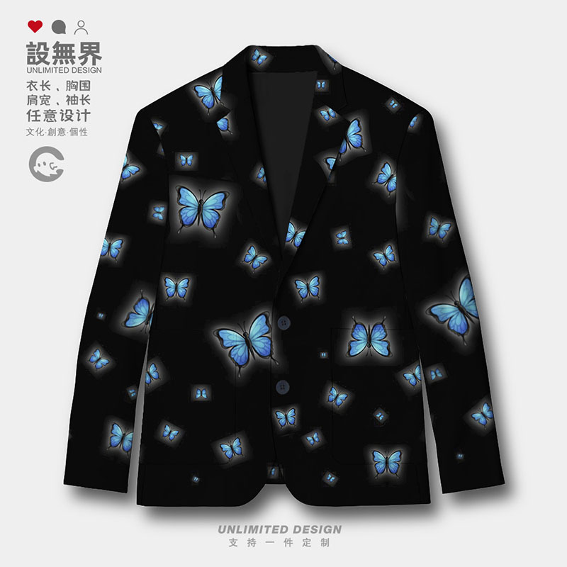 卡皮巴拉卡通可爱日系水休闲西装