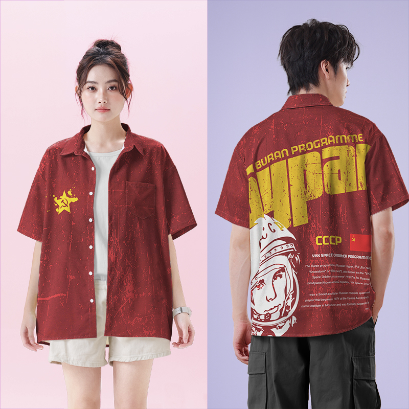 苏联CCCP暴风雪航天计划加加衬衫
