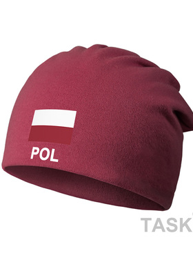 波兰Poland 国家足球薄款包头帽睡堆堆帽子男女围脖头巾秋设 无界