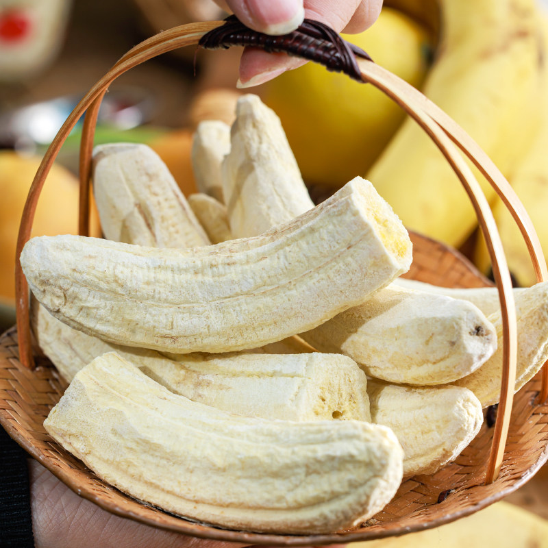寻脆记冻干香蕉整根冻干果蔬脆片无添加水果干网红休闲零食110g