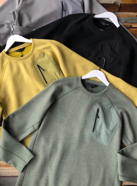 平替款！飞禽系列方格绒动态保暖卫衣男女同款运动户外抓绒衣秋冬