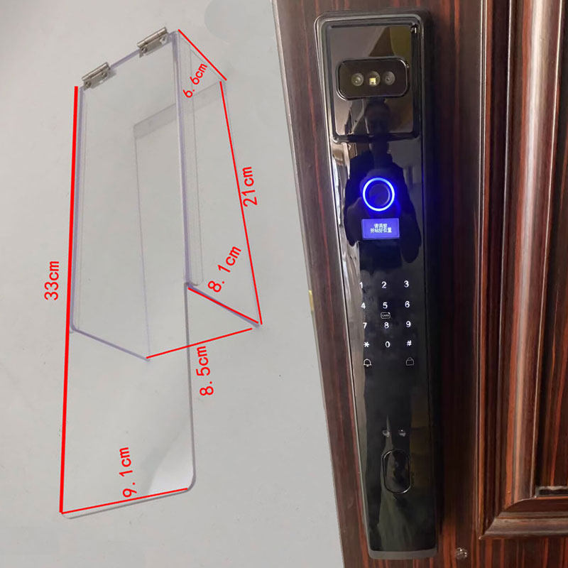 智能门锁防雨罩密码锁防水盒刷卡机防水罩黑色防晒罩电子锁保护套,基础建材,入户门智能锁,淘宝优惠券,粉丝福利购,淘宝优惠卷