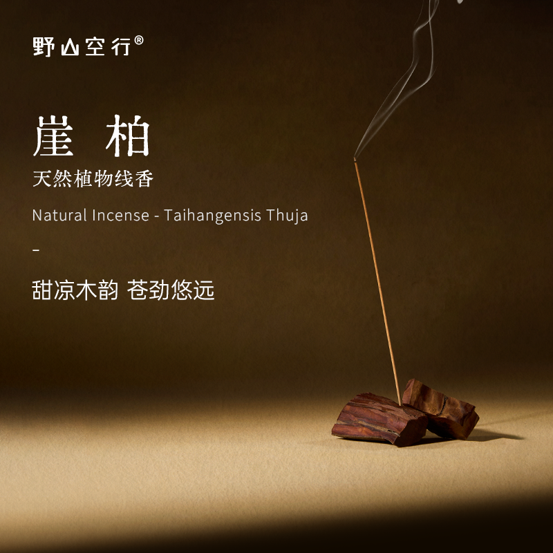 Dr.Wong太行崖柏线香天然植物木质调室内家用持久高级中式熏香