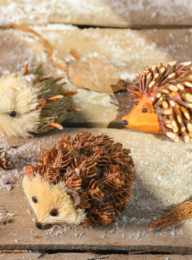 仿真动物刺猬摆件幼儿园景观布