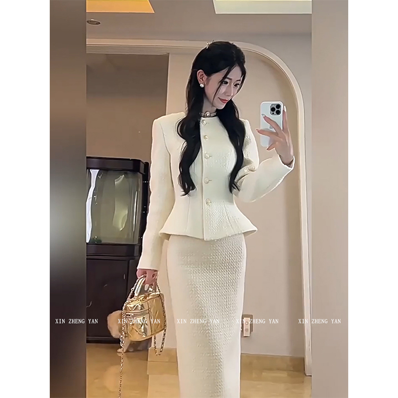 胖mm韩系富家千金收腰外套女