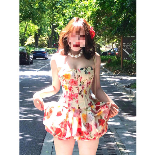 胖妹妹法式上衣半身裙