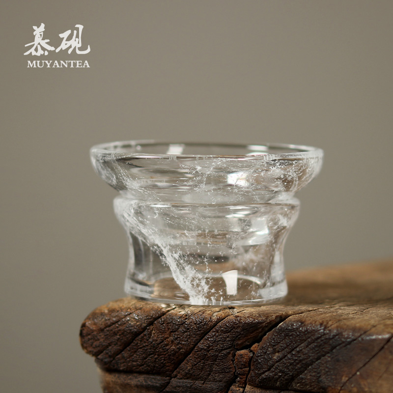 慕砚茶漏茶滤琉璃茶具过滤器茶隔冲孔不锈钢过滤网 功夫茶道配件
