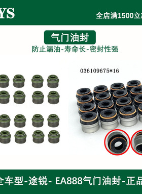 适配帕萨特迈腾CC途观安明昊锐奥迪A6LQ5Q7途锐EA888气门油封原厂