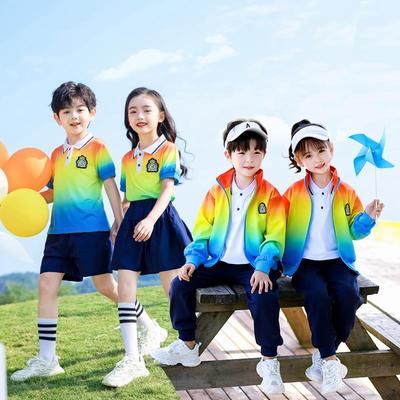 小学生套装一年级春装运动会校服幼儿园园服定制儿童夏季毕业班服