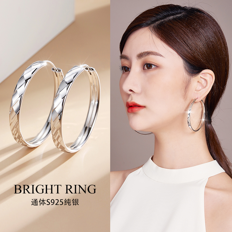 春夏新款潮网红高级感圆圈圈耳环