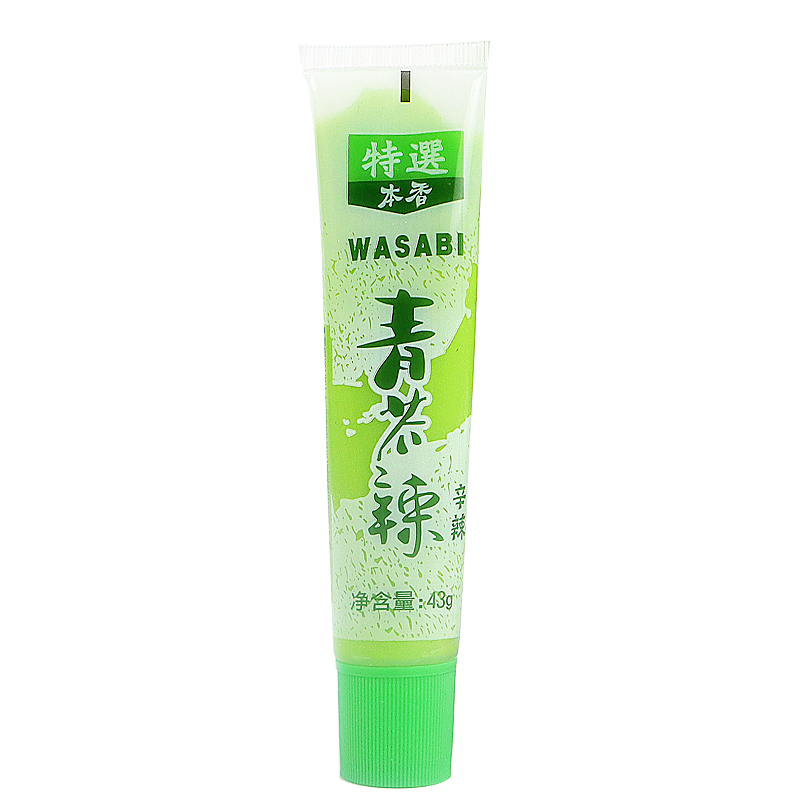 XkB爱可毕芥末自制青芥辣酱膏43g鱼生酱油寿司刺身烧烤调味小包装