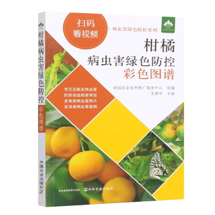 柑橘病虫害绿色防控彩色图谱柑橘黄龙病防控柑橘黄化脉明病防控温州蜜柑萎缩病防控每种病虫害都有防治适期柑橘上常见及新发病虫害
