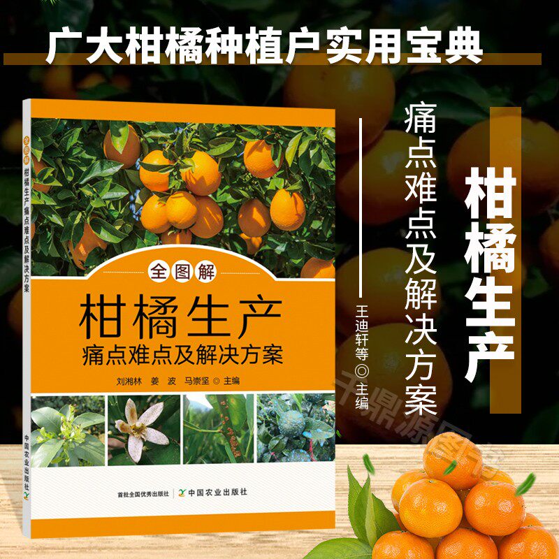 全图解柑橘生产痛点难点及解决方案 柑橘种植书籍 芦柑砂糖橘桔子橘子