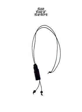 hot holy heart卷曲皮壳项链植鞣革手作立体