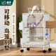 鹦鹉鸟笼大号牡丹玄凤虎皮豪华别墅繁殖笼家用新型鸟笼八哥防溅洒