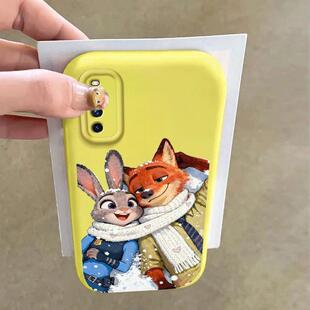 新款手机壳朱迪尼克适用iQOOZ1壳V1986A情侣卡通可爱全包防摔保护壳保护套