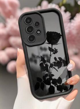 新款手机壳新款玫瑰适用S26至尊手机壳GalaxyA35/新款A55元气壳ins风A16保护套