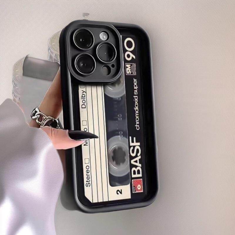 新款手机壳复古光盘适用苹果17Promax手机壳iPhone16日韩ins151413/防指纹保护套