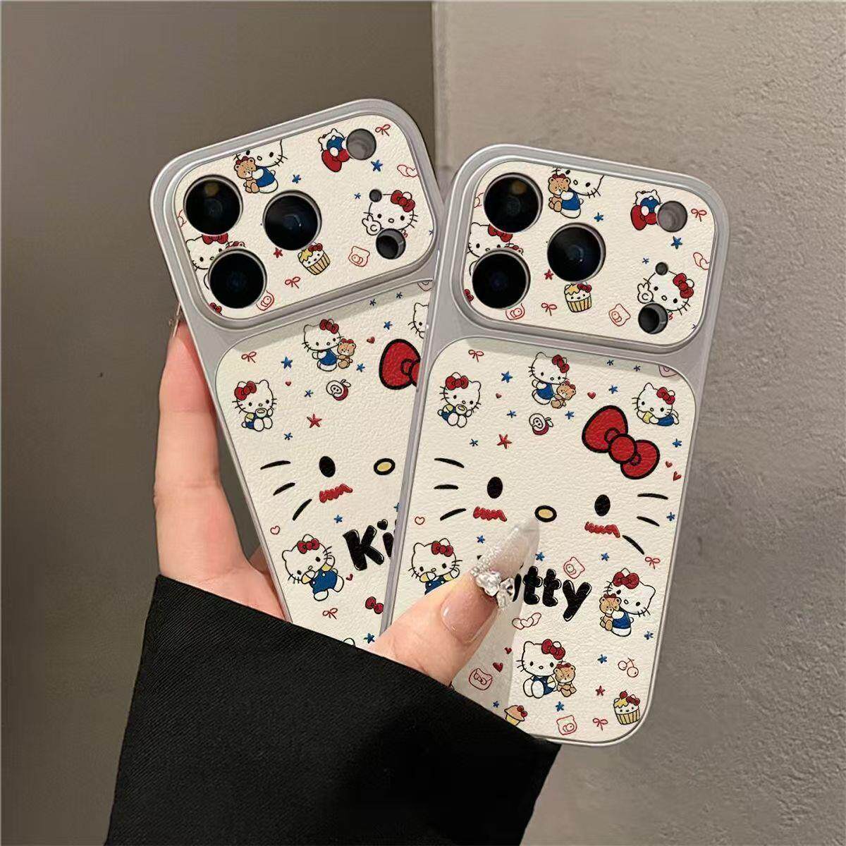 新款手机壳小熊腮红Kitty猫适用iPhone17PROMAX手